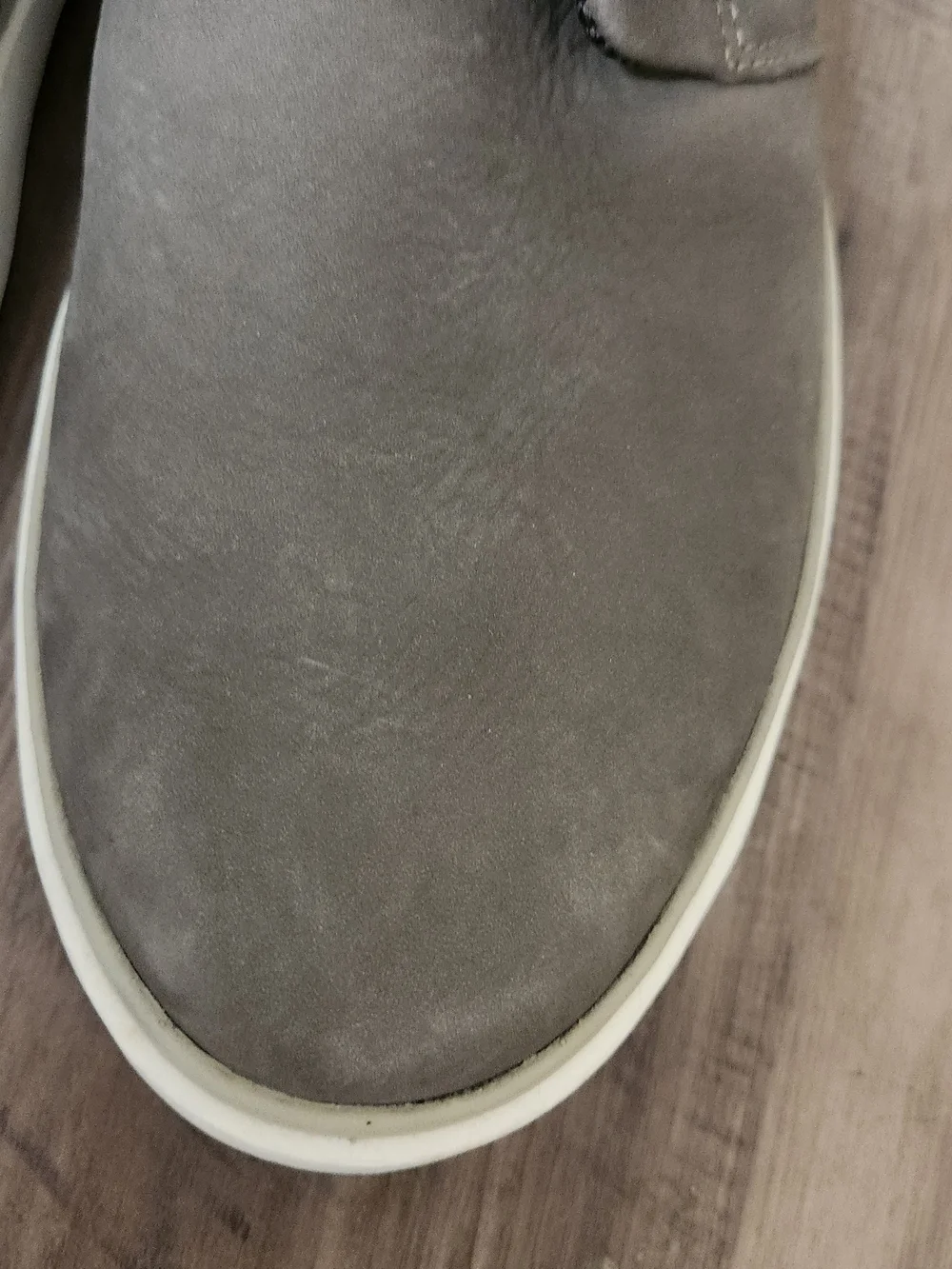 Olukai Papaku Ili Mens Size 12 Gray Leather Chukka Boots 10520-1313 Graphite